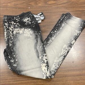 Baby Phat Black and White Skinny Jeans